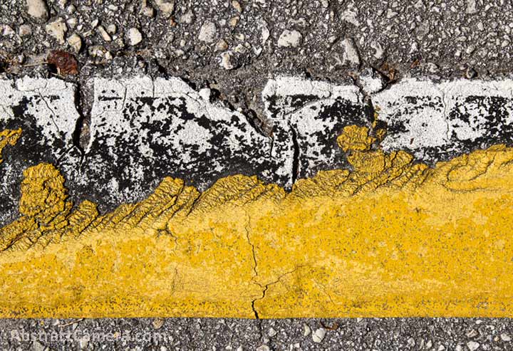 picture studio of street lines by Nolan Haan